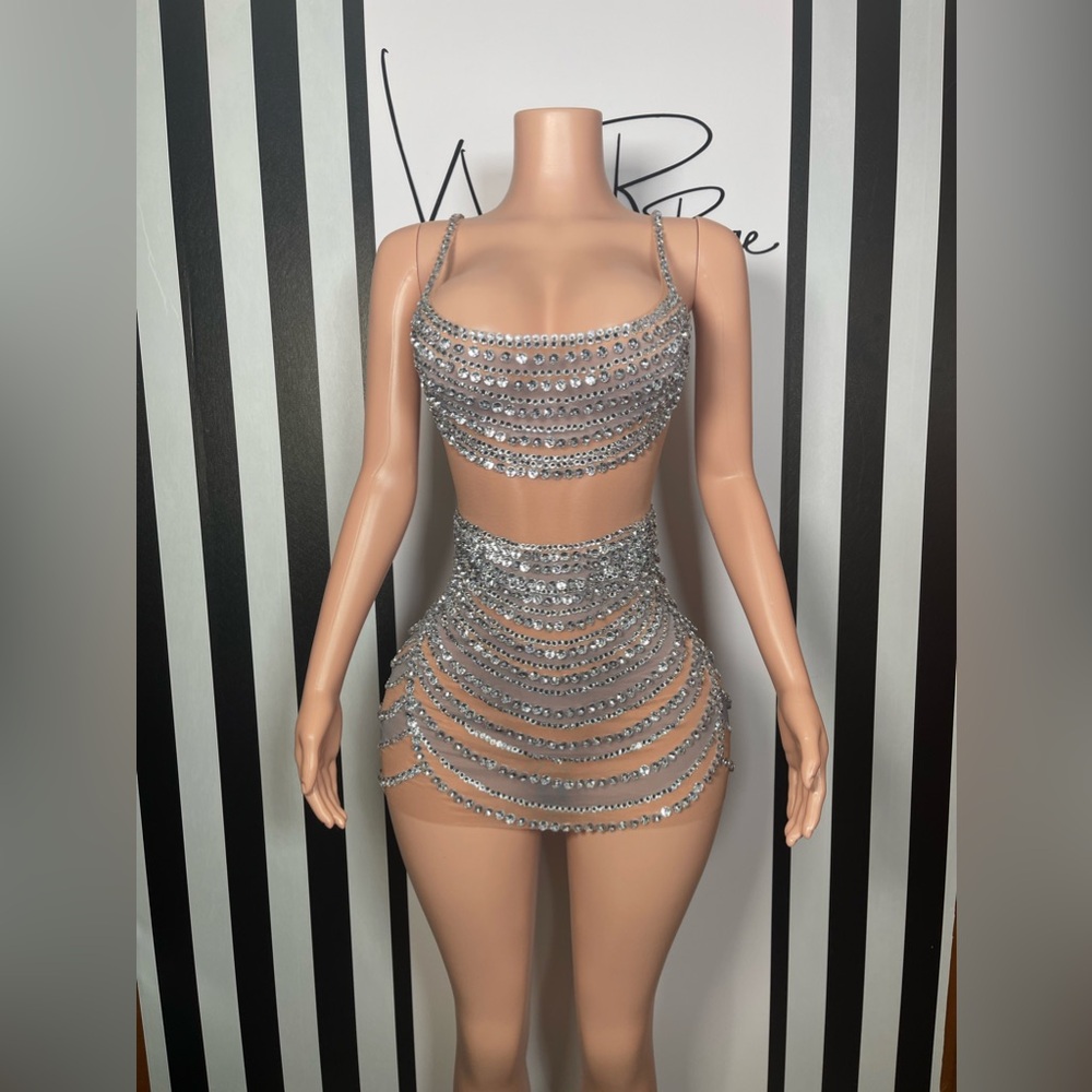 Beautiful crystal dress